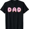 Funny Dad Doughnut Donut Sprinkles Glazed Donuts Design T-Shirt