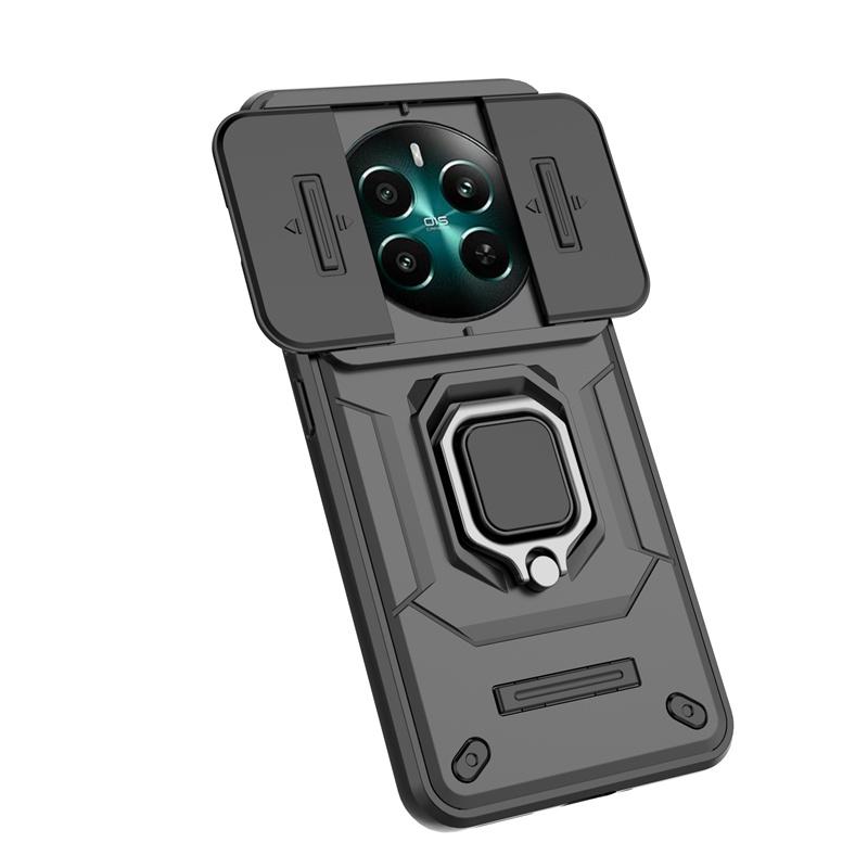 Для Realme 12 Plus 5G чехол магнитное кольцо бронированные чехлы для телефонов Oppo Realmi 12+ 5G RMX3867 6.67" камера защита задняя крышка