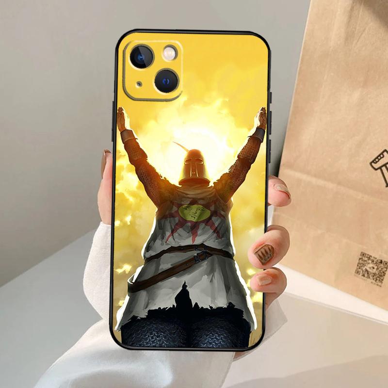 Praise the Sun Dark Souls Case For iPhone 16 15 14 13 Pro Max 12 Pro Max Mini 11 Pro Max XS X XR Plus Cover Shell