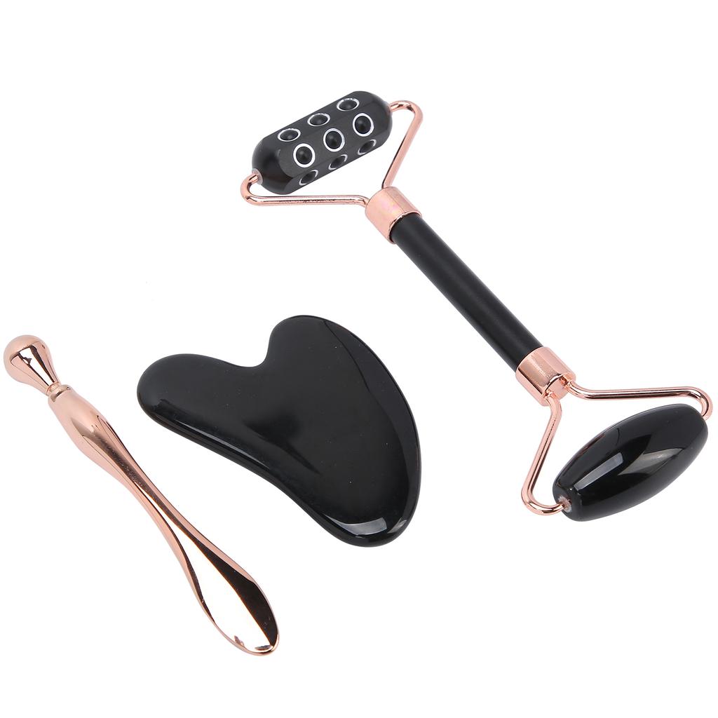 Массажер для лица с германиевым валиком, доска для скребков для лица, набор ложек для крема для глаз