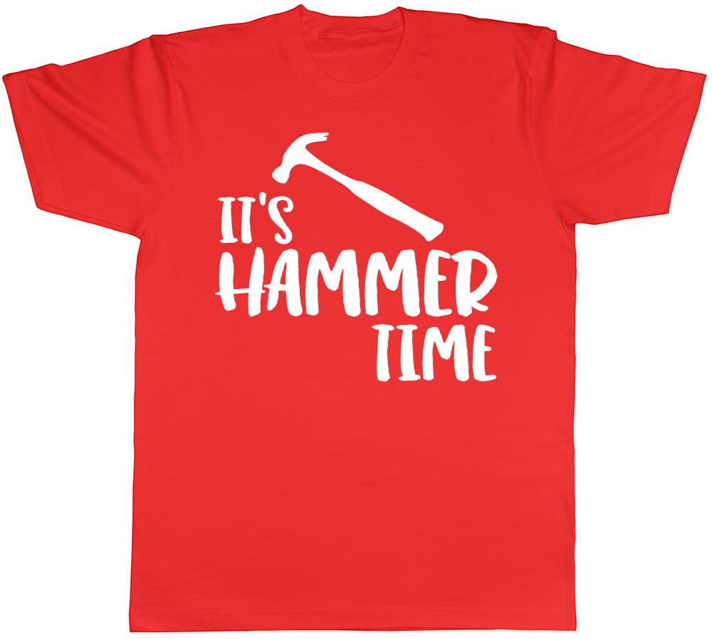 Mens DIY TShirt Funny Hammer Time Tools Handyman Fathers Day Birthday Tee