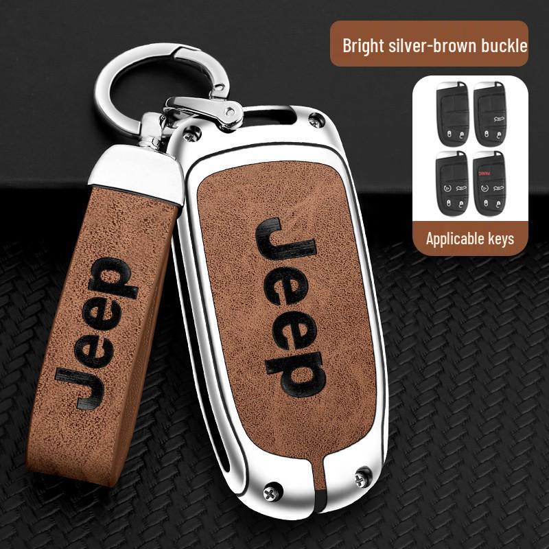 Key Case for Jeep Cherokee, Compass, Grand Cherokee, Renegade, Grand Commander