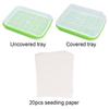 Home Garden Nursery Paper Hydroponic Tray Sprout Pot Plant Box Grow Nursery Pots Seed Sprouter Tray
