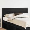 Headboard in Black Oak Look Made of Wood Based Material