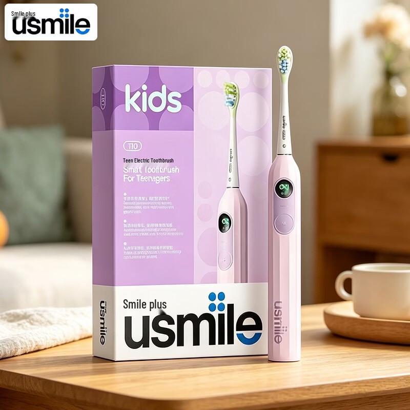 usmile Умная звуковая электрическая зубная щетка T10 для детей и подростков, китайская вилка (адаптер в комплекте)