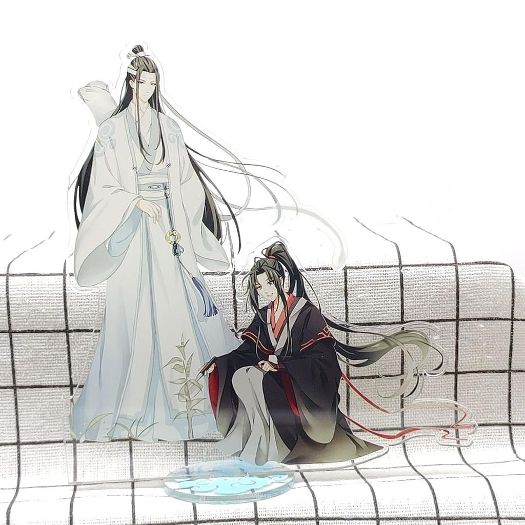 1 шт. Mo Dao Zu Shi, акриловая фигурка-подставка, экшн-игрушка, Grandmaster of Demonic Wei Wuxian Lan Wangji, стоячая тарелка, украшение для рабочего стола