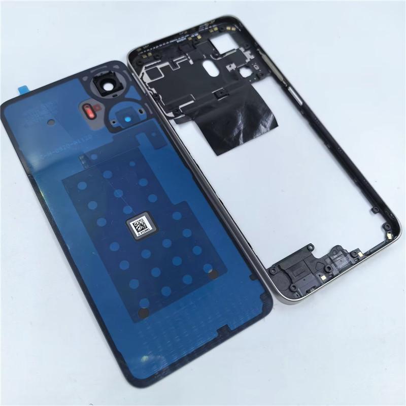 Полный корпус для Realme C55 Задняя крышка+Средняя рамка+Боковые кнопки+Стеклянная линза камеры