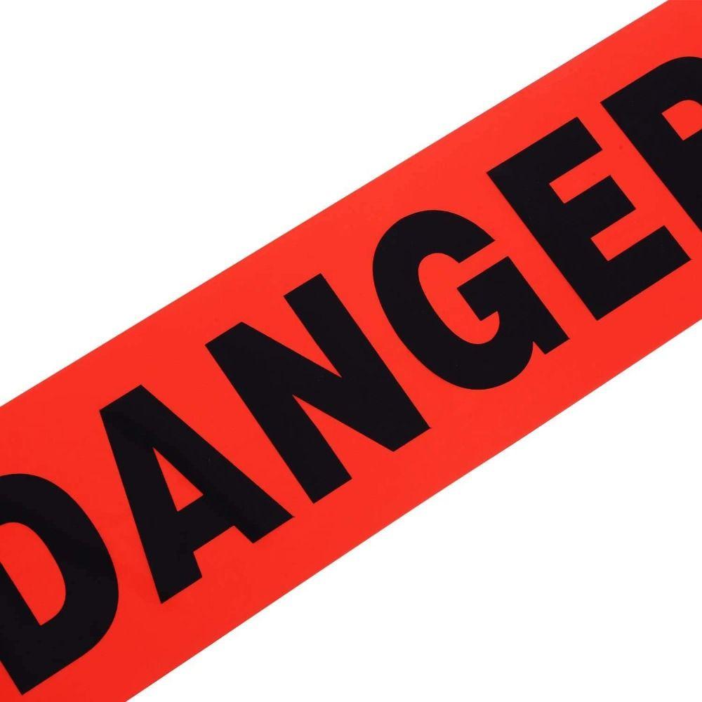 Non-Adhesive Caution Barrier Tape 7.5cm*100M Safety Warning Tape Danger Construction