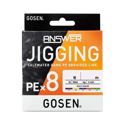 Gosen Answer Jigging PE x 8 400м Многоцветный 45LB (3)