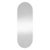 VidaXL Miroir mural 15x40 cm Verre Ovale 350452