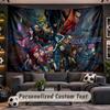 Arcane Personalized Tapestry Support Custom Name, Wall Art Home Decoration