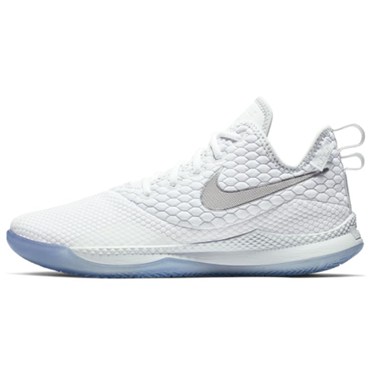 Nike LeBron Witness 3 EP 'Chrome' (Unisex) White / Chrome-Pure Platinum Basketball Shoes AO4432 101