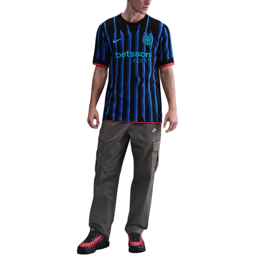 Nike Интер Милан 2025/26 Матчевая домашняя мужская футболка Nike Dri FIT Adv для футбола Аутентичная HJ4545-439