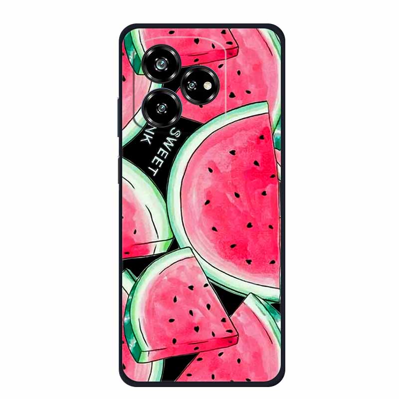 Чехол For ZTE Axon 60 Lite Чехол Милый Мультяшный Кот Черный Силиконовый Мягкий Чехол для Телефона Для ZTE Blade V60 Axon 60 Задняя Крышка Чехол 60lite