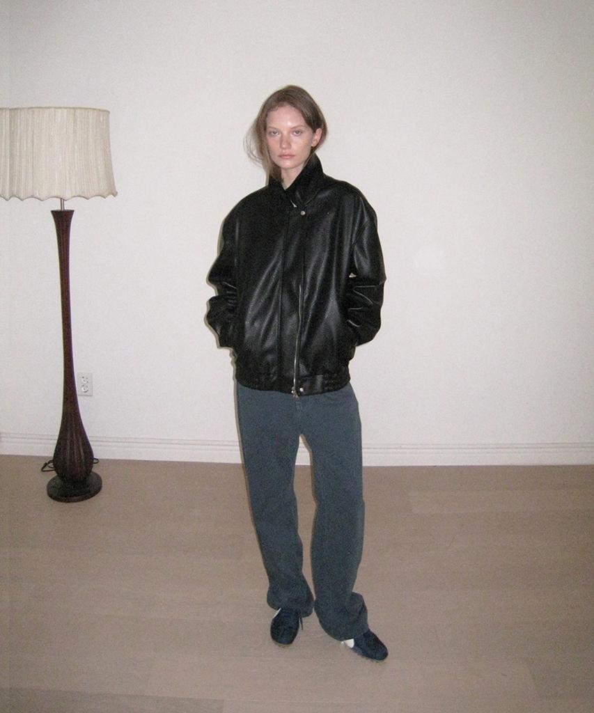 APPAREL ARCHIVE Lake Leather Blouson - Black