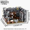 MOOXI Серия Фильмы MOC Набор Кирпичиков Фигурка BrickHeadzed Модель DIY Строительные Блоки Монтессори Детские Обучающие Игрушки Для Детей Подарок