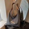 Stylish Simple Large-capacity Bag Women's New Casual and Lightweight Cloth Shoulder Bag Commuter Tote Bag