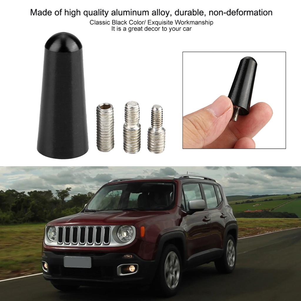 3 см алюминиевый сплав крыша автомобиля короткий стержень антенный адаптер для Jeep