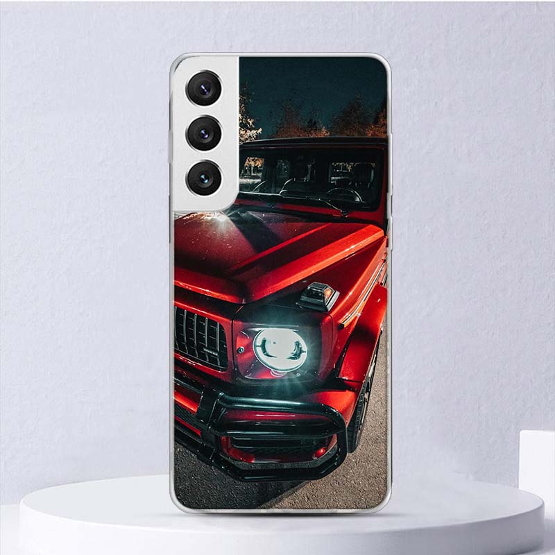 Черный спортивный автомобиль мужской мужской G63 мягкий чехол для Samsung Galaxy S22 S21 Ultra S20 FE S10 Plus чехол для телефона S9 S8 + S10E S7 Edge S6 Fun