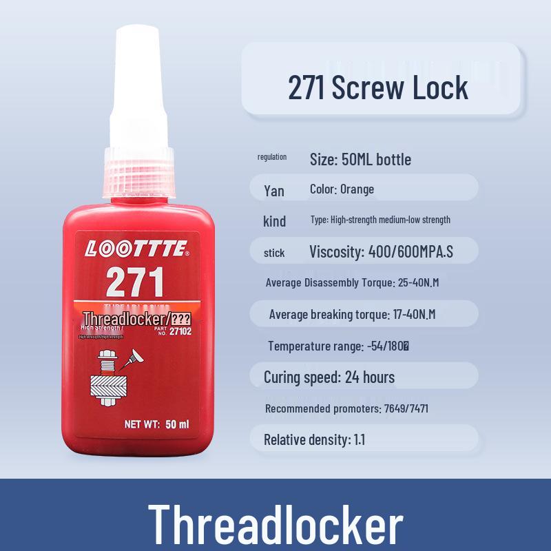 Анаэробный резьбовой герметик: 243, 222, 242, 262, 263, 271, 272, 277