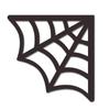 Halloween Door Corner Sign Decoration,Spiders Web Door Frame Decors for Door or Window Corner Halloween Decorations