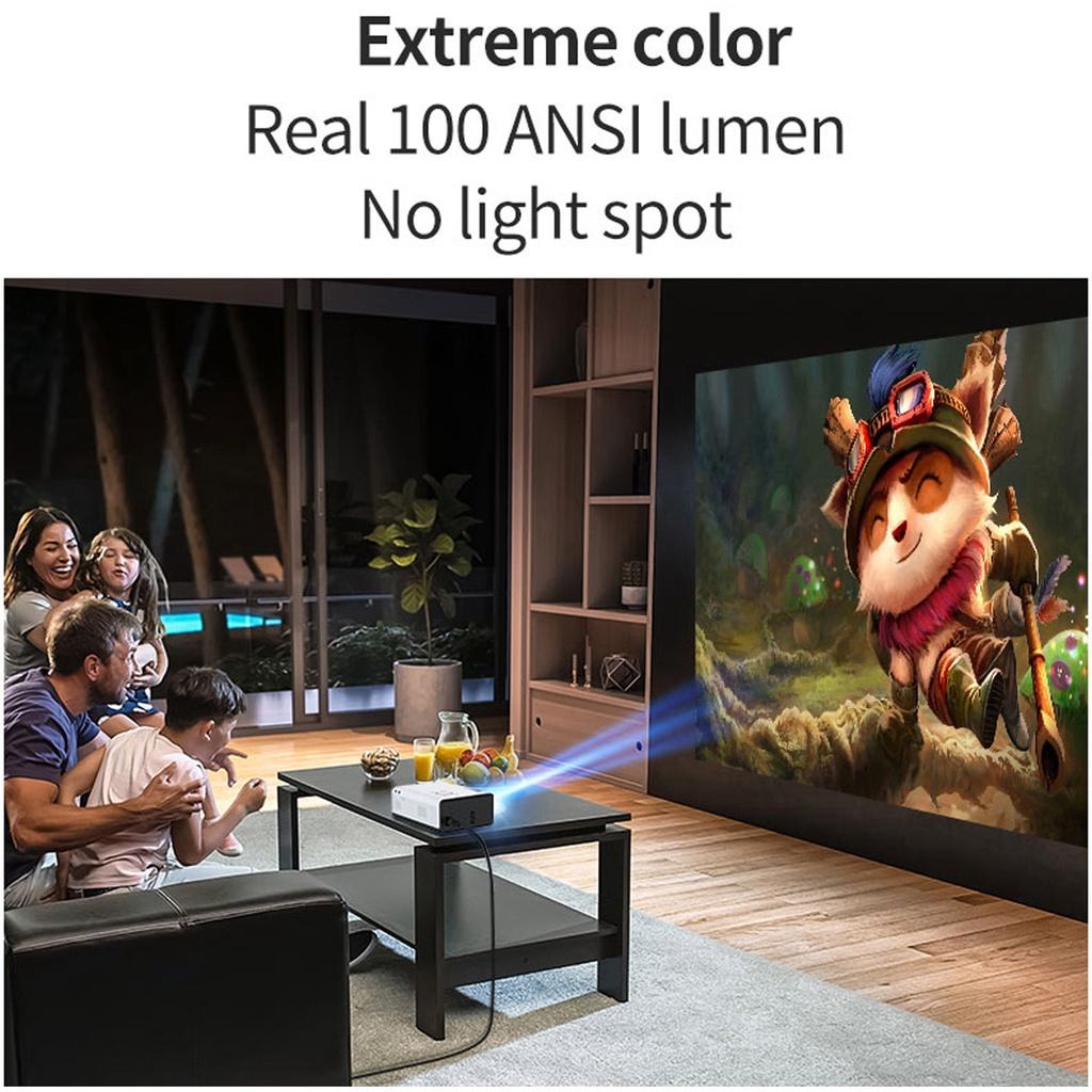 HD 1280x720P T01 Мини-проектор Нативный LED Android 9.0 5G WiFi Видеопроектор Домашний кинотеатр Смарт 3D Фильм Игра Проектор