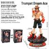 One Piece GK Огненный Эйс Трехлетняя Аниме Фигурка Украшение