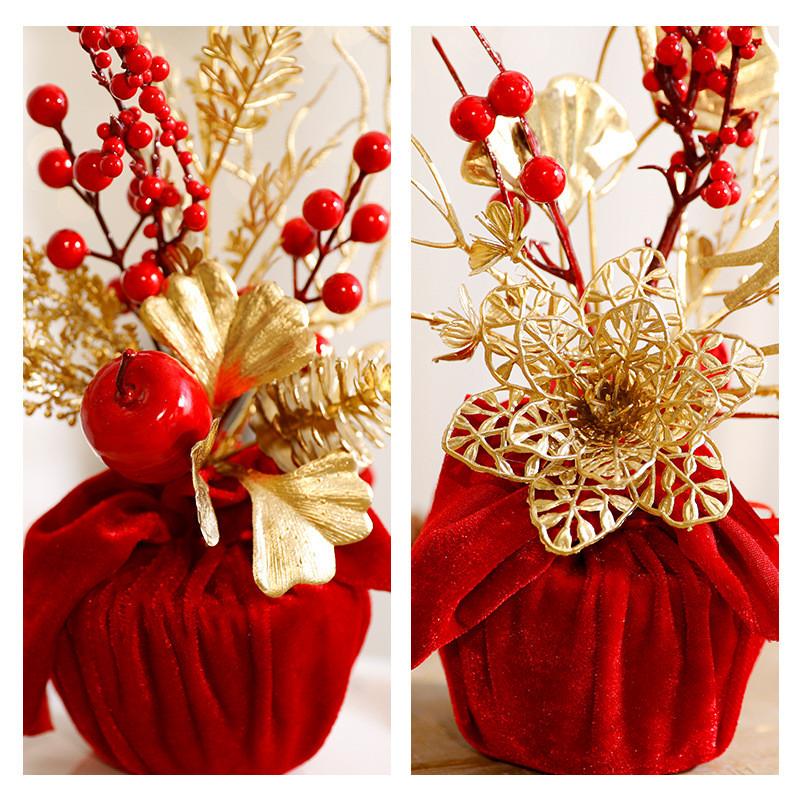 Сделай сам Пластиковый Цветочный Домашний Декор Вставные Ветки Рождественские Праздничные Декорации