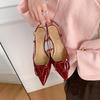 L-Новый французский легкий рот большой размер модные нюдовые туфли-лодочки на шпильке в стиле маленького аромата для женщин