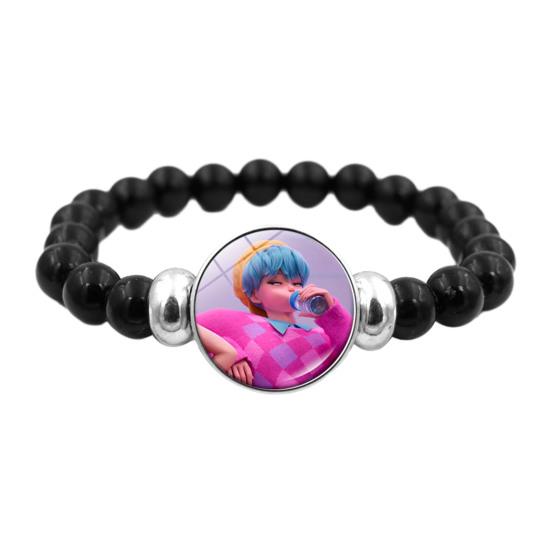 Yousheng Корейский Поп Браслет из Бусин Аниме Вдохновленный Модный Браслет Браслет из Разноцветных Бусин для Женщин Мужчин Девочек Мальчиков Поклонников