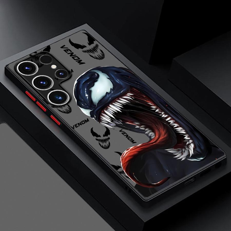 Чехол для Samsung Galaxy S26 S22 S23 FE S20 S25 Ultra S21 S24 Plus Note 20 10+ Funda Чехол для телефона Marvels Человек-паук Веном