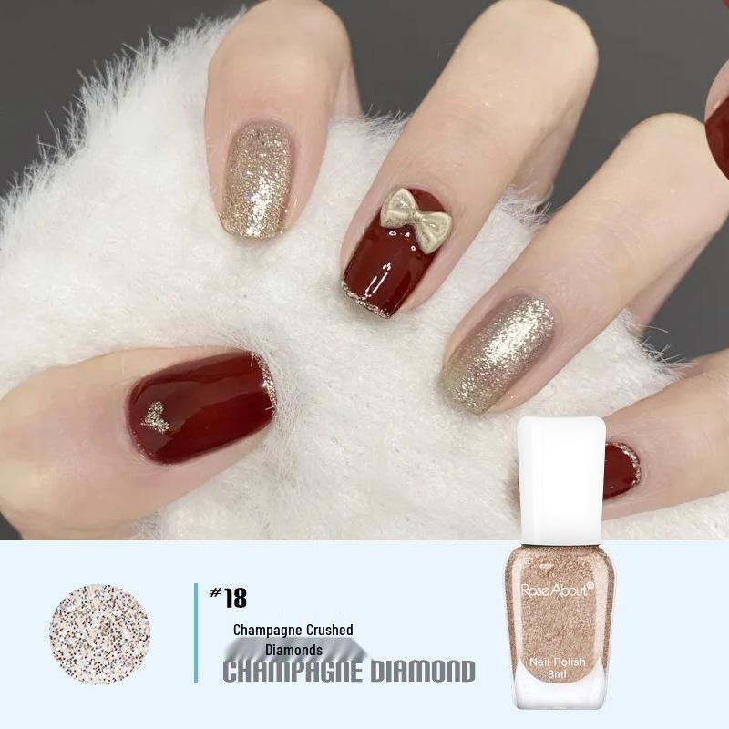 Aurora Nude Водный отслаивающийся лак для ногтей - Летний, Стойкий, Экологичный, Без запаха, Не требующий сушки, Бесплатная доставка