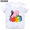 Hot Sale Cute Barbapapa Print Cartoon Kids TShirts Girls Clothes Baby Boys Short Sleeve T shirt Summer Children Topsooo5162
