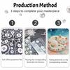 Набор для рисования жемчугом DIY Безрамный спящий кот Холст Блестящее искусство из бусин Креативное рукоделие для декора спальни гостиной