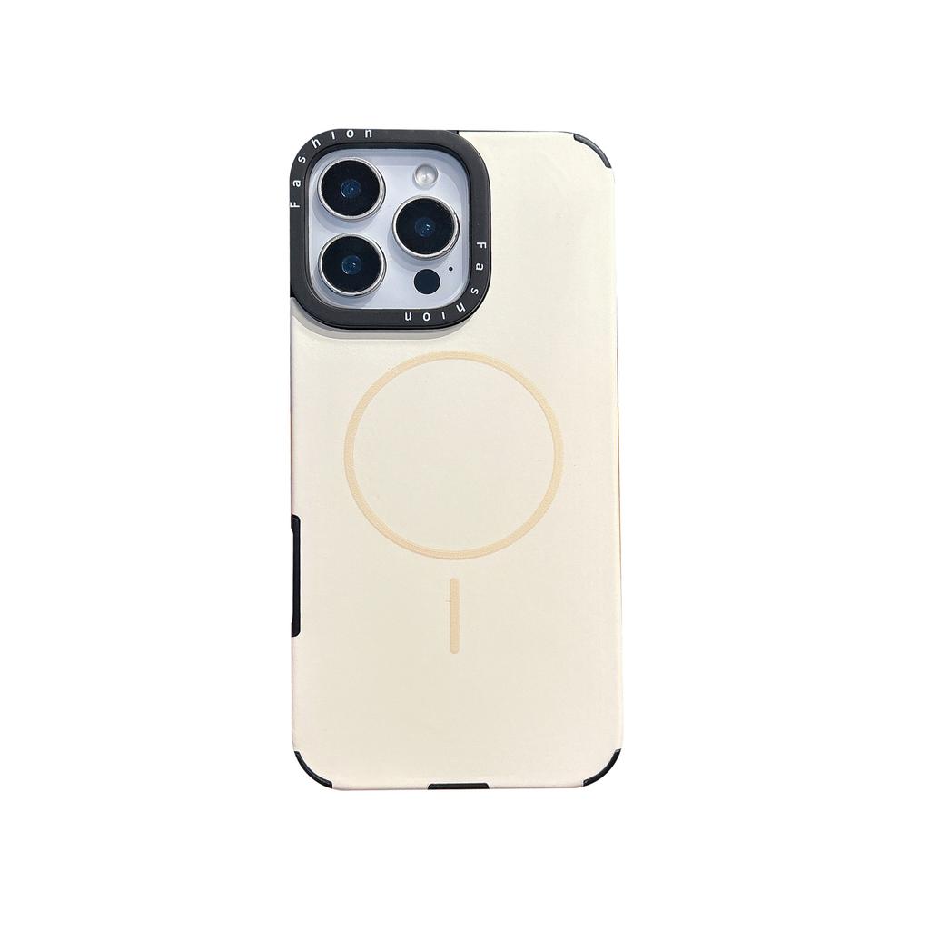 Жидкий силикон Подходит для чехла для мобильного телефона IPhone16promax Apple 15 Тонкий круг Магнитная присоска 14