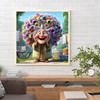 5D DIY Full Round Drill Diamond Painting Grandma Kit Home Decor Art Craft 30x30cm