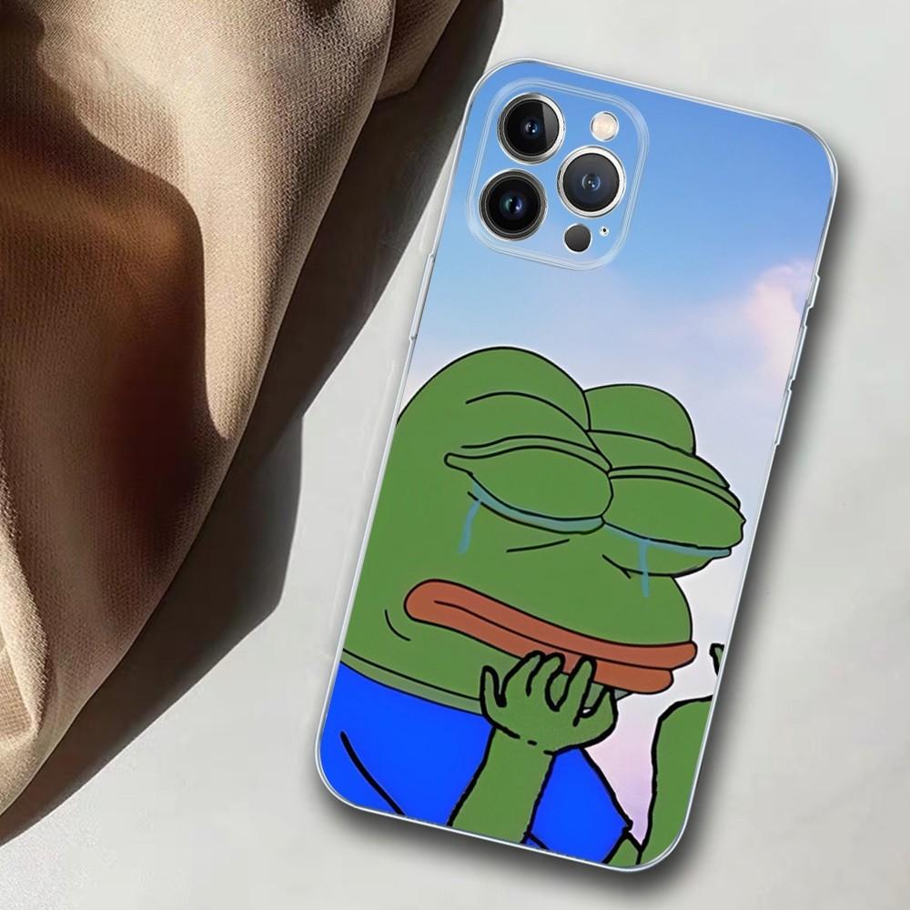 Sad Pepe The Frog Phone Case For iPhone 14 11 12 13 Mini Pro XS Max Cover 6 7 8 Plus X XR SE 2020 Funda Shell