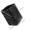 Modern Marble Pattern Trash Can Double Layer Design Large Opening Bathroom Kitchen Office Waste Basket Bathroom Trashcan