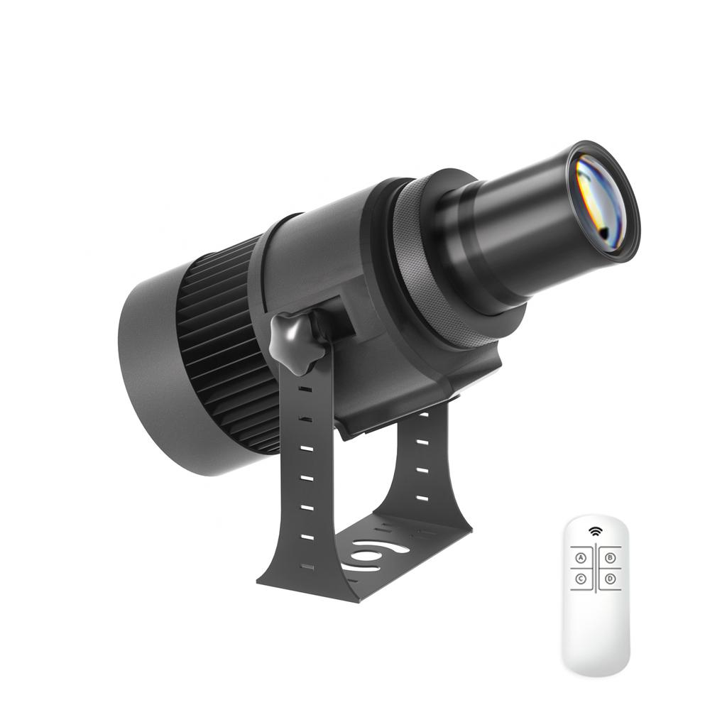Custom Led HD Gobo Logo Projector Indoor Outdoor Ip67 Waterproof Rotating Advertising Image Projection Light For Floor Wedding