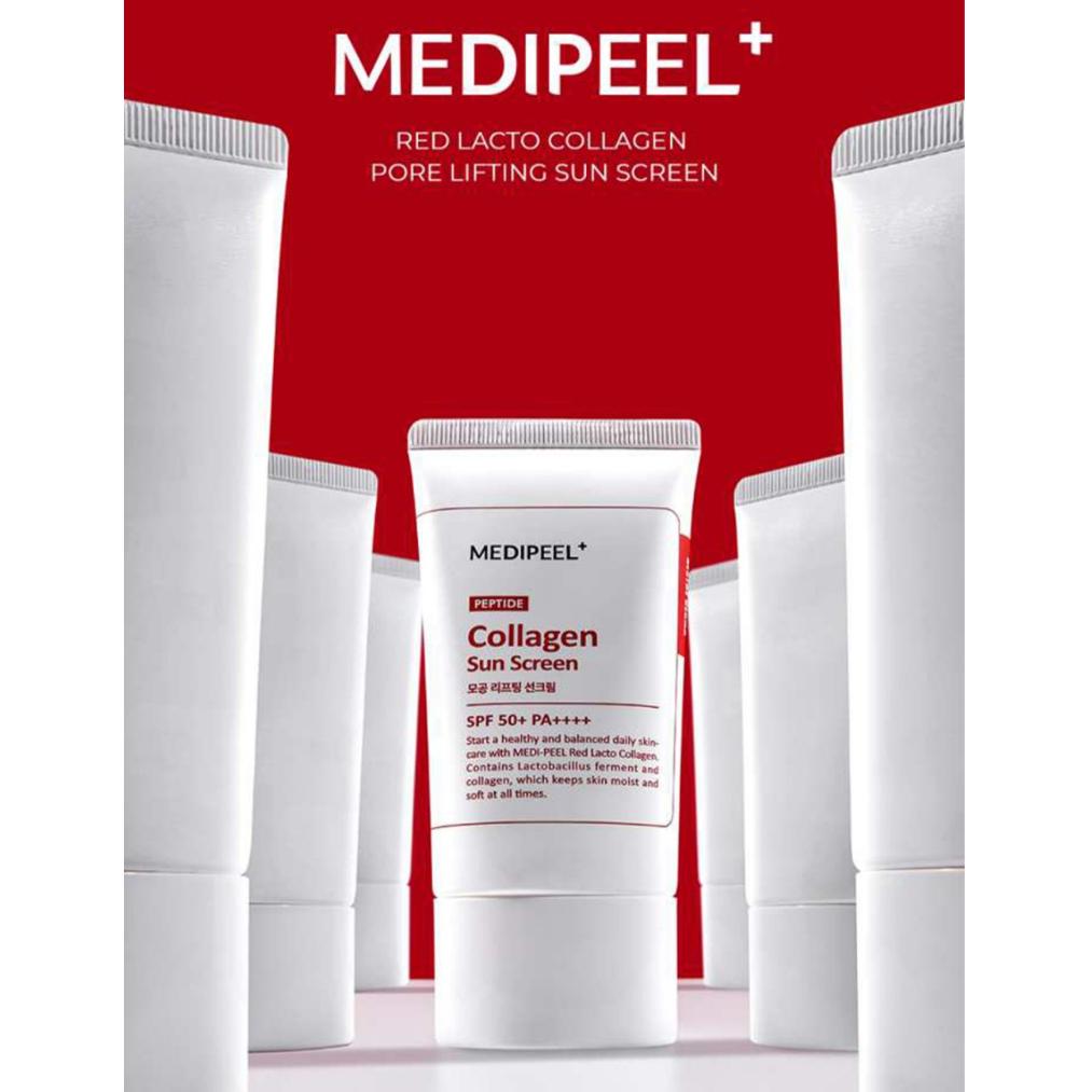 MEDI-PEEL Red Lacto Collagen Pore Lifting Sun Cream SPF50+ PA++++ 50г