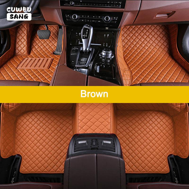 CUWEUSANG Custom Car Floor Mats For Lexus IS IS200 IS200C IS250 IS300 IS300h IS350 IS500 Auto Carpets Foot Coche Accessoriessor
