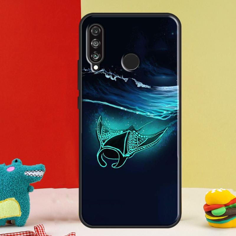 Чехол с рисунком ската для Huawei Nova 12i 12s 11i 5T 9 10 SE Y91 Y90 Y60 Y70 Y72 Y61 P60 Pro P20 P40 P30 Lite
