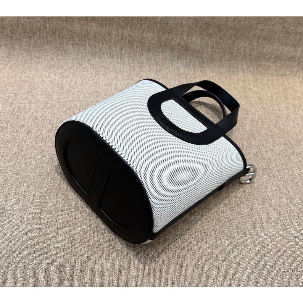 2026 Новая Модная Канва с Быстрой Первосортной Коровьей Кожей Свиной Нос Сумка-Ведро Прочная Корзина для Овощей Сумка