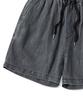 Life Work Women'S Linen Blend Denim Elastic Waist Shorts