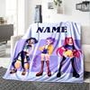 Customizable KPop Demon Hunters12 Throw Blanket – Personalized Name, All-Season Cozy Snug Blanket, Machine Washable, Personalized Blanket