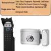 Smart Home Door Lock: Remote, Face & Fingerprint Recognition, Waterproof, Anti-theft Password Protection