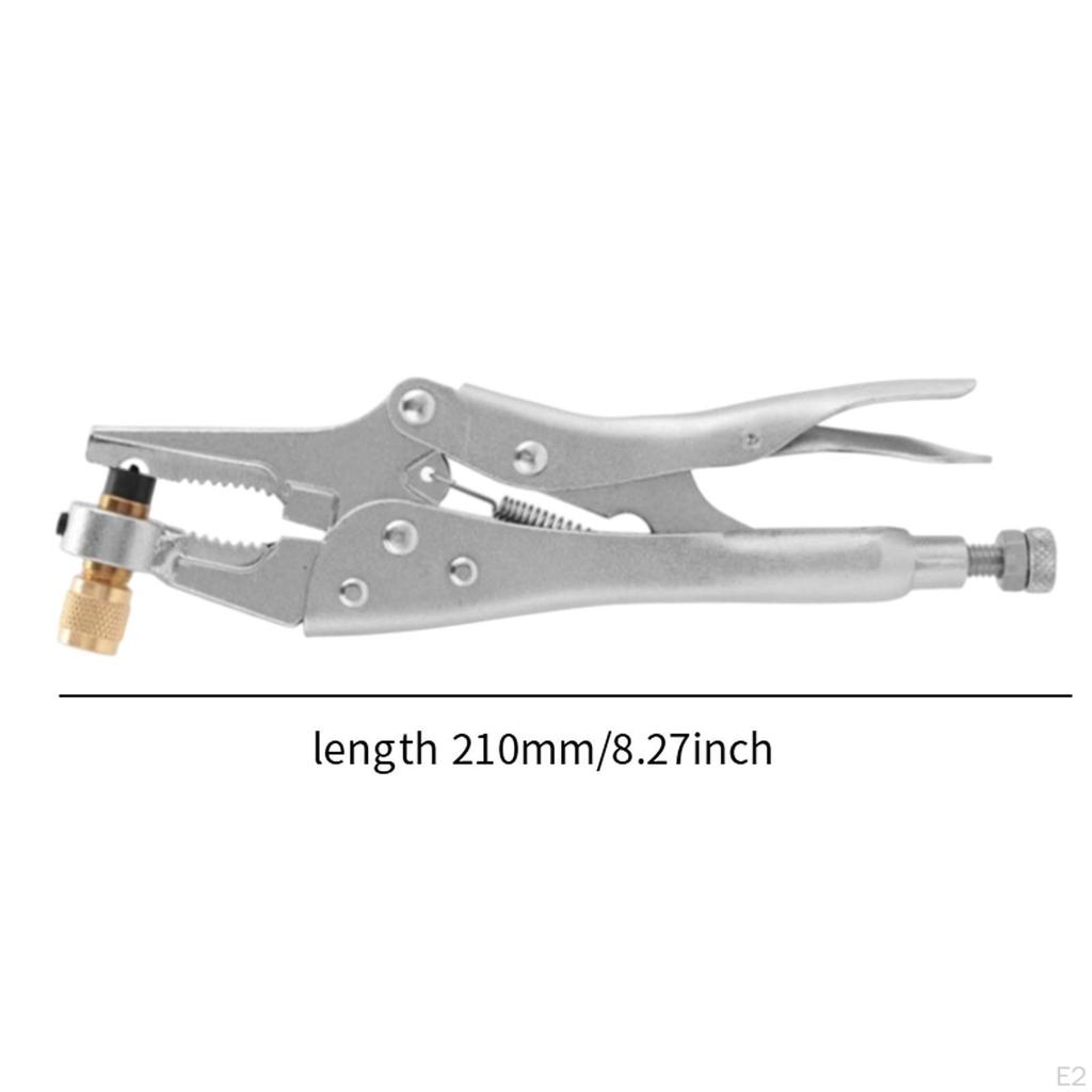 Сварочный инструмент для кондиционера Холодильная трубка Стальной зажим для фиксации Плоскогубцы для прокалывания Высокая прочность