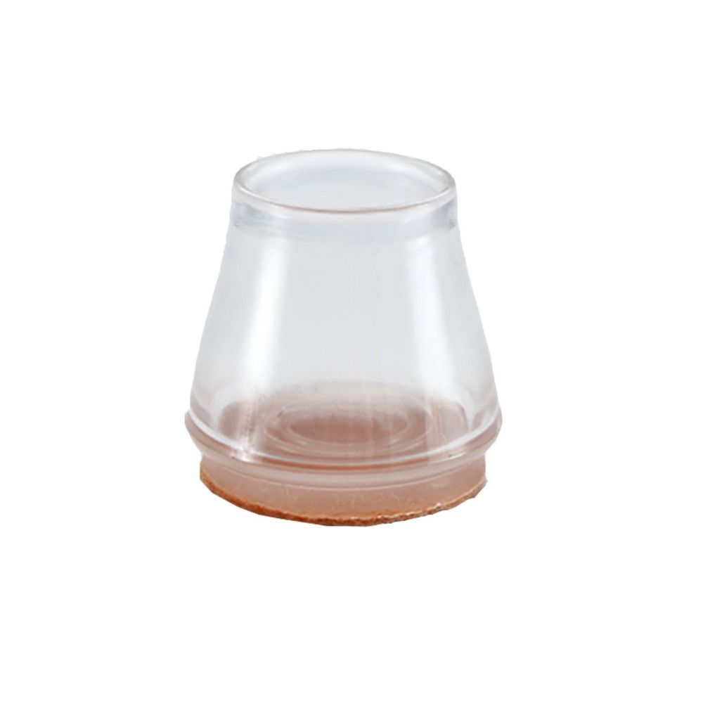 Transparent Chair Leg Floor Protectors Silicone Furniture Sliders Hardwood Floors