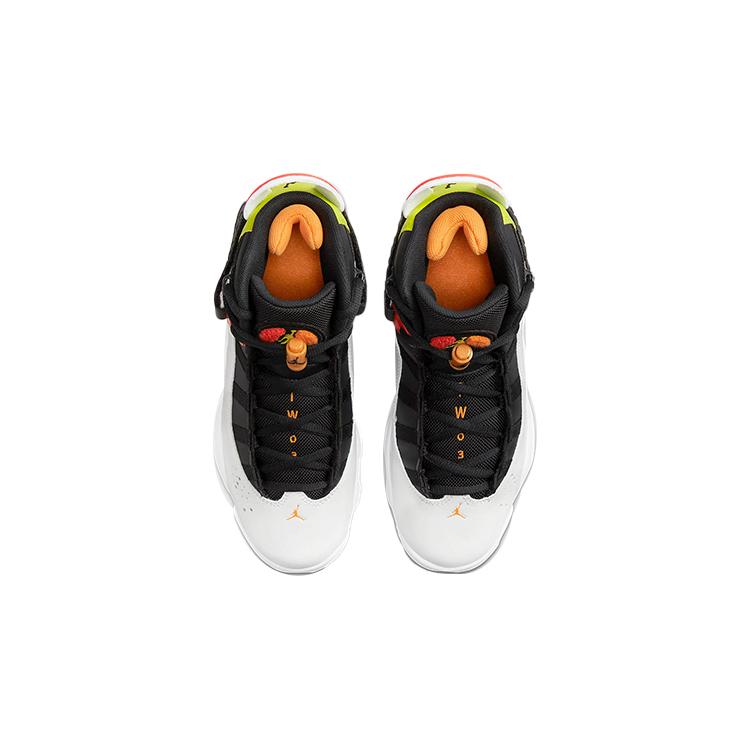 Jordan 6 Колец Белый Неоновый Зеленый GS 323399-038