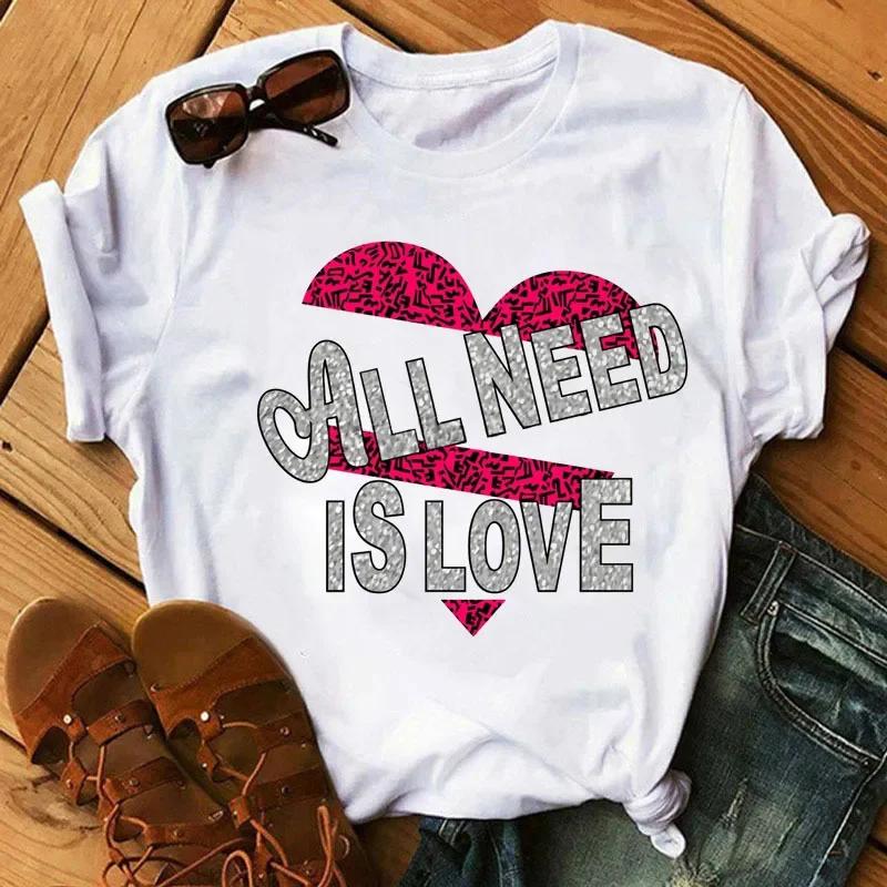 Hot Selling Cute Cartoon Butterfly Pattern Loose Cartoon Letter T-shirt Woman Gothic Aesthetic Clothes Tops